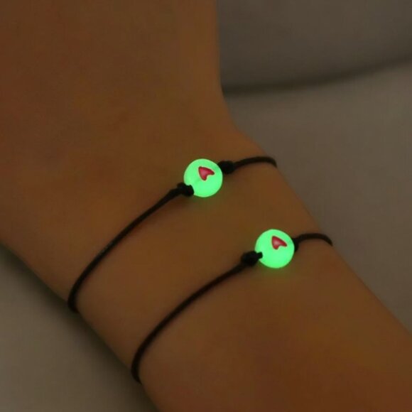 Promise Glow in the Dark Couple Bracelets - Picture 3 of 5
